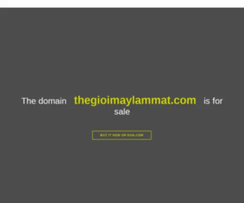 Thegioimaylammat.com(thegioimaylammat) Screenshot