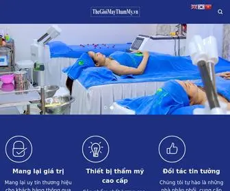 Thegioimaythammy.vn(Thế Giới Máy Thẩm Mỹ Việt Nam) Screenshot