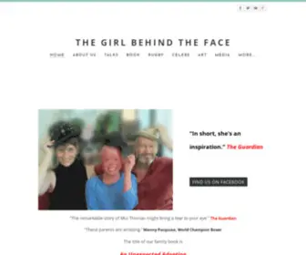 Thegirlbehindtheface.com(The Girl Behind The Face) Screenshot