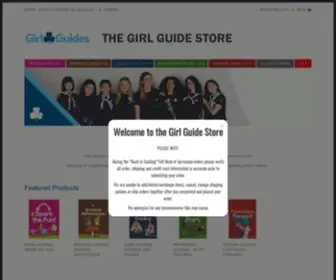 Thegirlguidestore.ca(Girl Guides of Canada) Screenshot