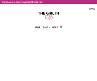 Thegirlintulle.com(The Girl in Tulle) Screenshot