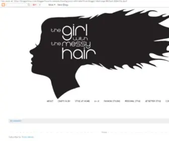 Thegirlwiththemessyhair.com(thegirlwiththemessyhair) Screenshot