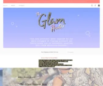 Theglamhunter.com(Handmade Products) Screenshot