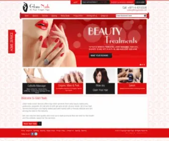 Theglamnails.com(Glam Nails) Screenshot