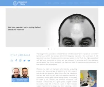 Theglasgowclinic.co.uk(FUE Hair Transplant Specialists) Screenshot