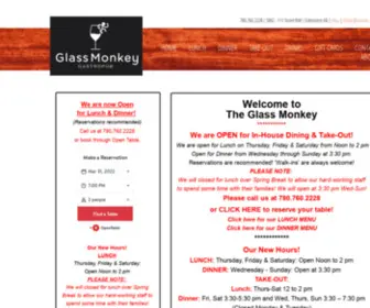 Theglassmonkey.ca(The Glass Monkey) Screenshot