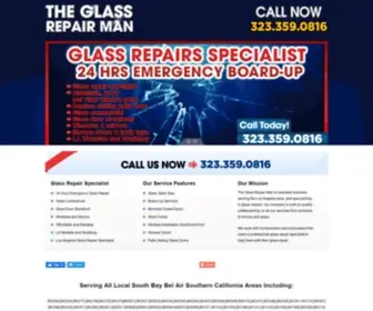 Theglassrepairman.com(Los Angeles Glass Repair Specialist) Screenshot