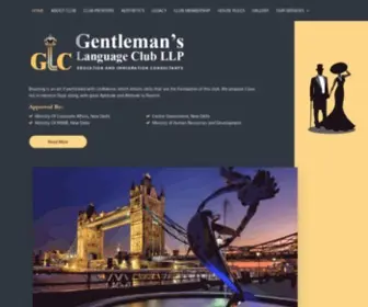 Theglclub.com(Gentleman's Language Club LLP) Screenshot