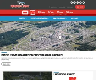 Theglen.com(Watkins Glen International) Screenshot