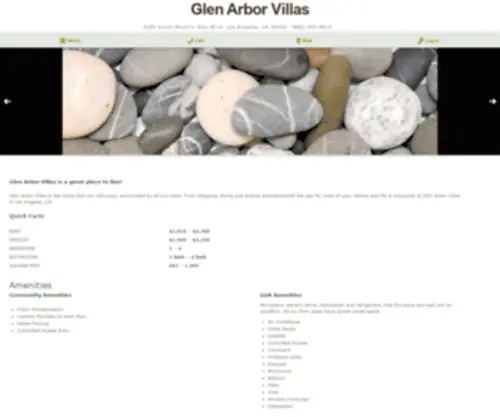 Theglenarborvillas.com(Glen Arbor Villas) Screenshot