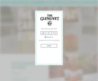 Theglenlivet.com(The Glenlivet) Screenshot