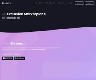 Theglew.com(Exclusive Creator Marketplace) Screenshot