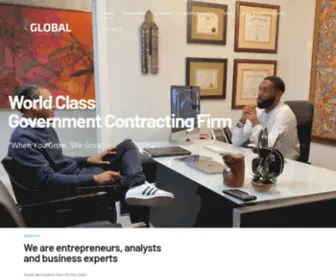 TheGlobalconnects.com(Your government contracting experts) Screenshot