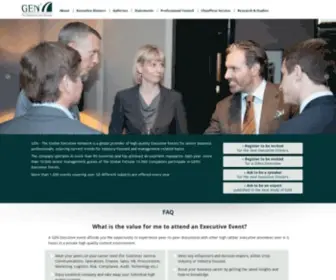 Theglobalexecutivenetwork.com(The Global Executive Network) Screenshot