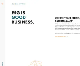 TheGlobalimprint.com(ESG Consulting) Screenshot