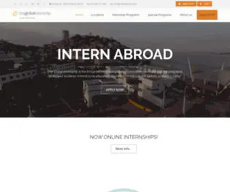 TheGlobalinternship.com(The Global Internship) Screenshot