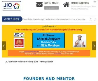 Theglobaljio.com(Jain International Organisation) Screenshot