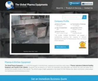 TheGlobalpharma.com(The Global Pharma Equipments) Screenshot