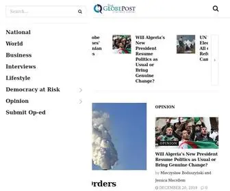 Theglobepost.com(Daily News From US and the World) Screenshot