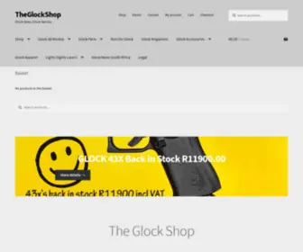 Theglockshop.co.za(The Glock Shop) Screenshot