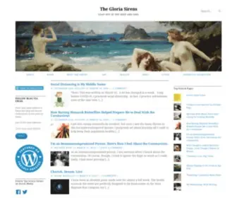 Thegloriasirens.com(Leap Out of the Deep and Sing) Screenshot