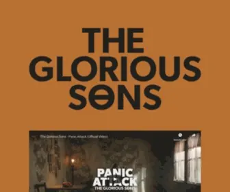 Theglorioussons.com(THE GLORIOUS SONS) Screenshot