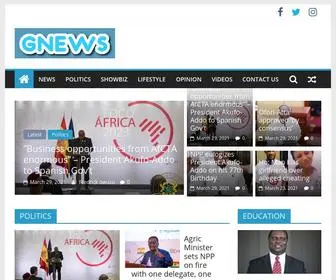 Thegnewsonline.com(We serve you with the best of news) Screenshot