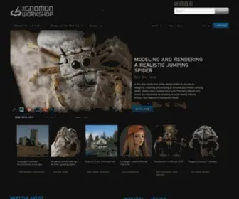Thegnomonworkshop.com(The Gnomon Workshop) Screenshot