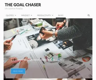 Thegoalchaser.com(The Goal Chaser) Screenshot