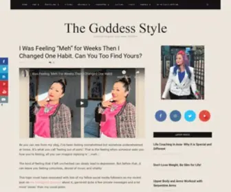 Thegoddessstyle.com(The Goddess Style) Screenshot