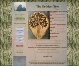 Thegoddesstree.com(The Goddess Tree) Screenshot