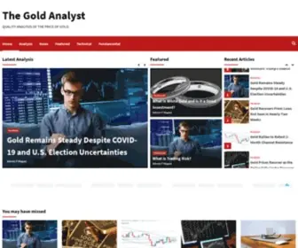 Thegoldanalyst.com(The Gold Analyst) Screenshot