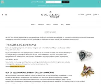 Thegoldcompany.com(Gold & Co Boutique) Screenshot