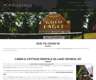 Thegoldeagle.com(Cabin Cottage Rentals) Screenshot