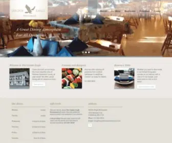 Thegoldeneaglerestaurant.com(THE GOLDEN EAGLE RESTAURANT) Screenshot