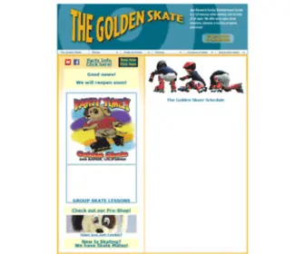 Thegoldenskate.com(The Golden Skate) Screenshot