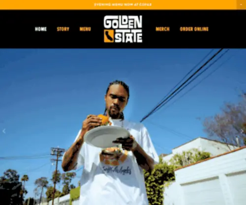 Thegoldenstatecafe.com(THE GOLDEN STATE) Screenshot