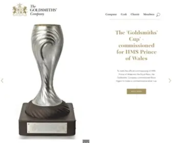 Thegoldsmiths.co.uk(The Goldsmiths' Company) Screenshot