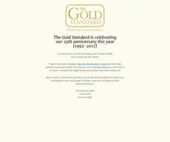 Thegoldstandard.com(The Gold Standard) Screenshot