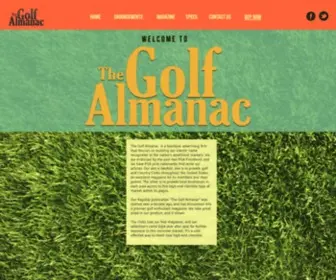 Thegolfalmanac.com(Official Site of The Golf Almanac) Screenshot