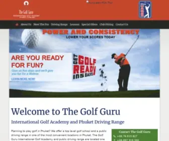 Thegolfguru.com(The Golf Guru Phuket) Screenshot