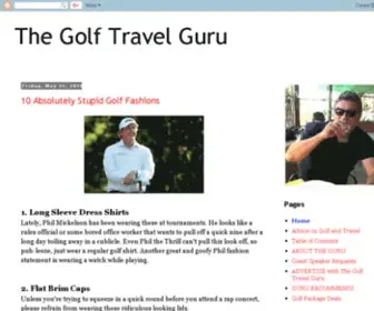 Thegolftravelguru.com(Golf) Screenshot