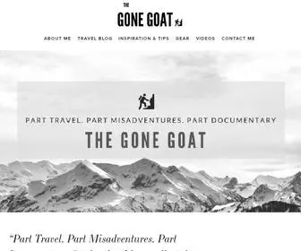 Thegonegoat.com(The Gone Goat) Screenshot