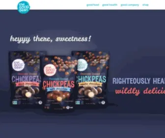 Thegoodbean.com(The Good Bean Organic Chickpea Snacks) Screenshot