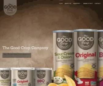 Thegoodcrispcompany.com(A Gluten Free Stacked Chip) Screenshot