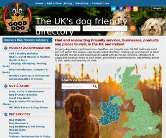 Thegooddogguide.com(Dog friendly cottages) Screenshot