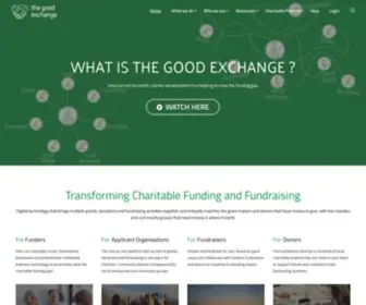 Thegoodexchange.com(The Good Exchange) Screenshot