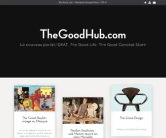 Thegoodhub.com(Le nouveau portail IDEAT) Screenshot
