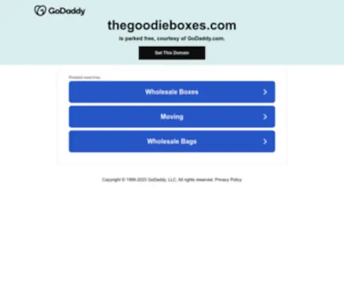 Thegoodieboxes.com(The Goodie Boxes) Screenshot