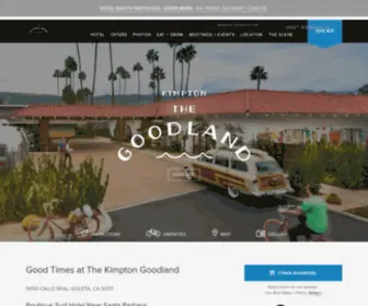 Thegoodland.com(Santa Barbara Hotels) Screenshot